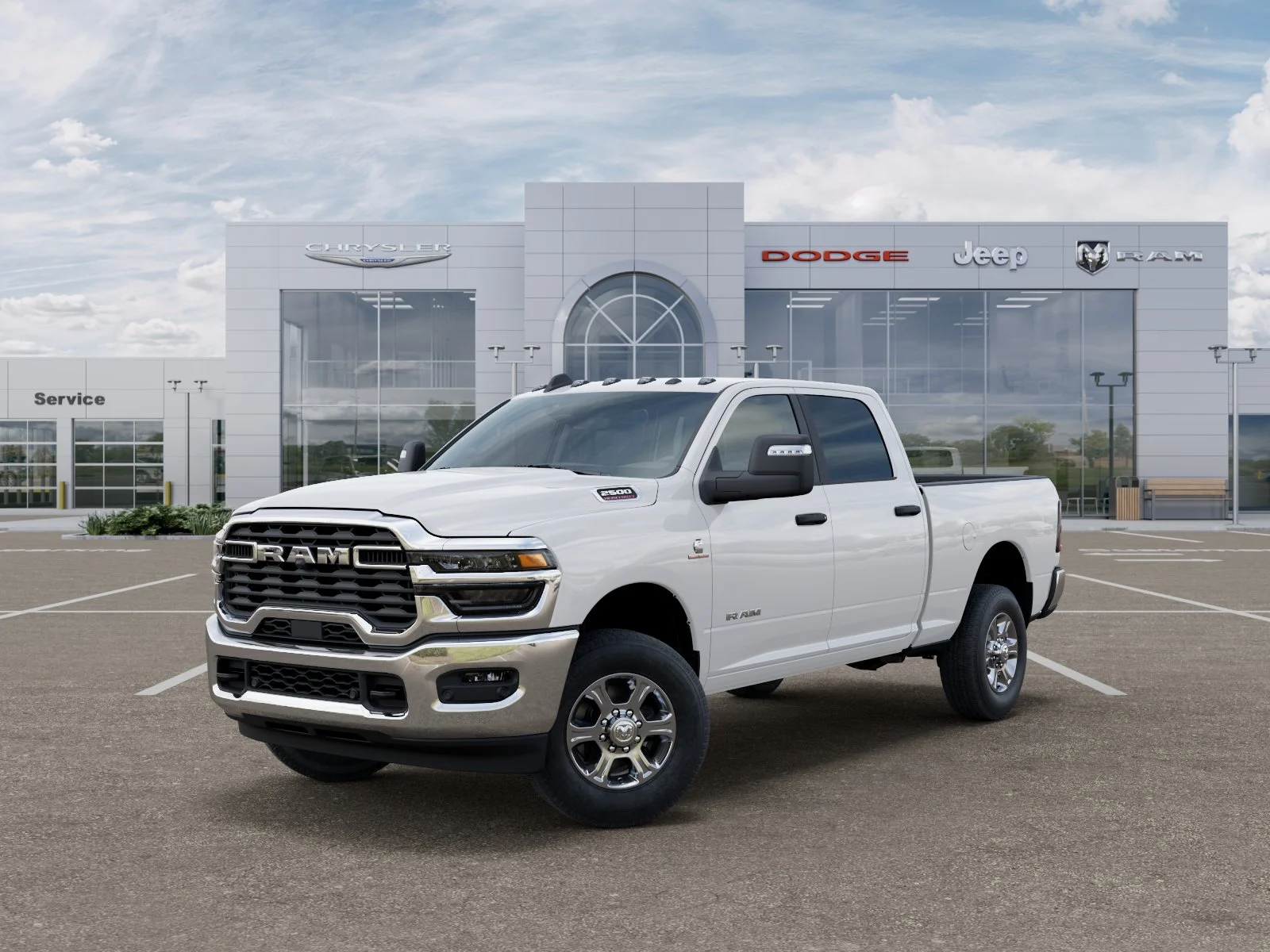 New 2026 Bright White Clearcoat RAM Big Horn image 28