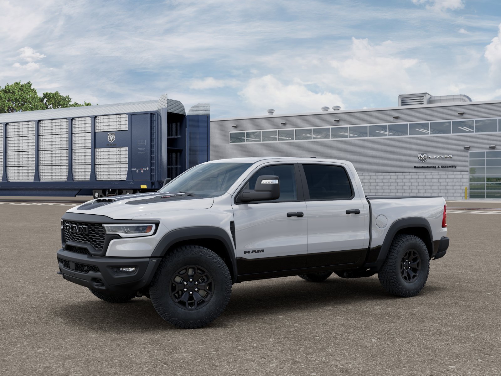 New 2026 Bright White Clear-Coat Exterior Paint RAM RHO image 1