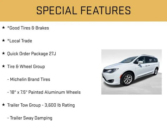 Used 2018 White Chrysler Touring L Plus image 6