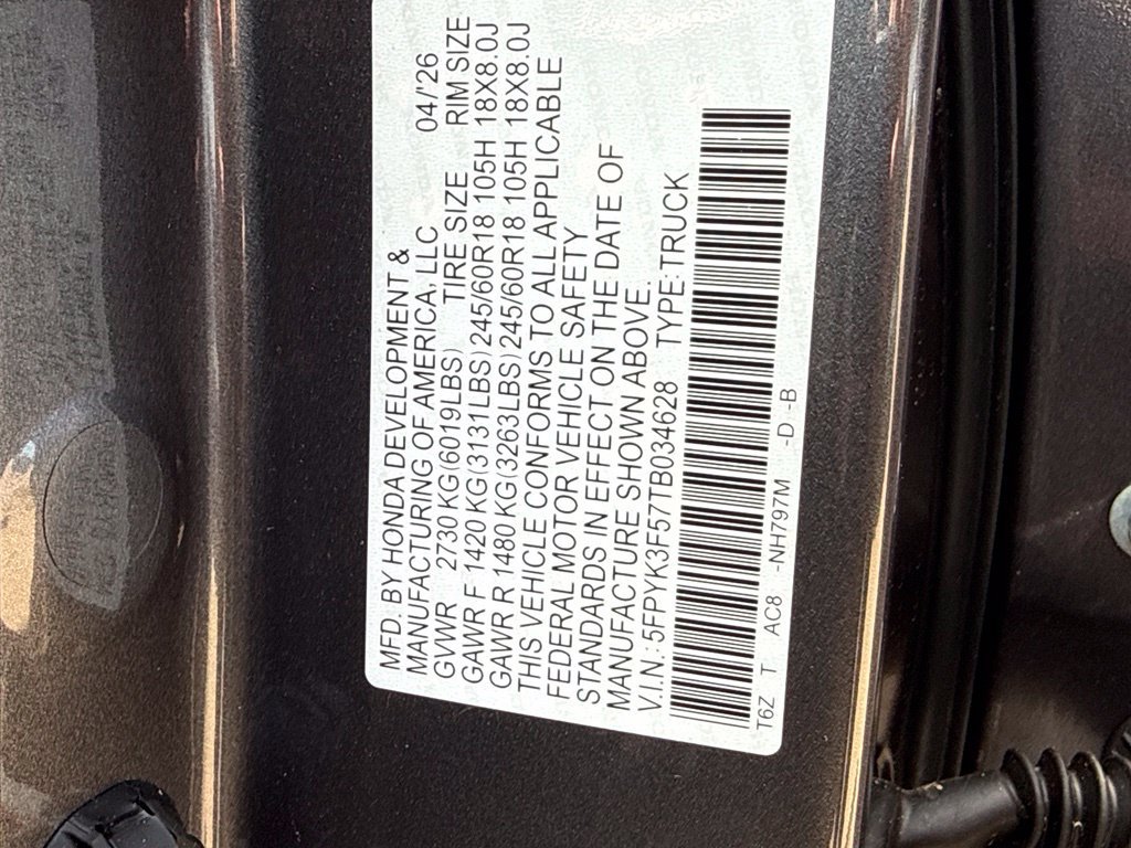 New 2026 Modern Steel Metallic Honda RTL image 27