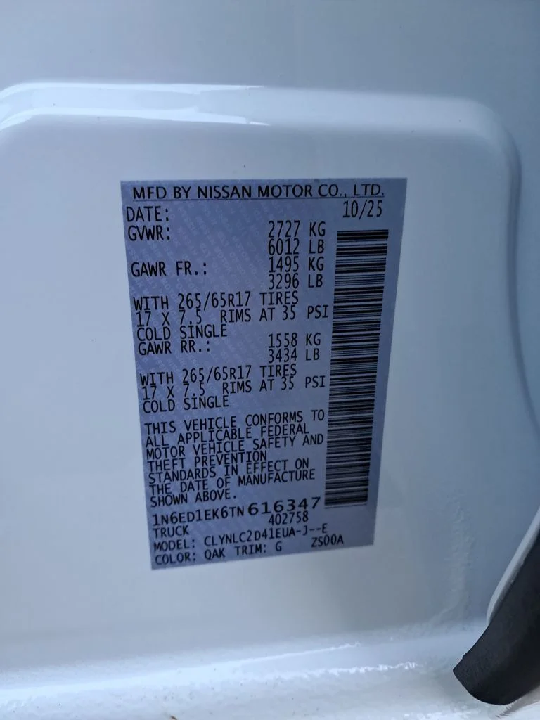 New 2026 White Nissan SV image 31