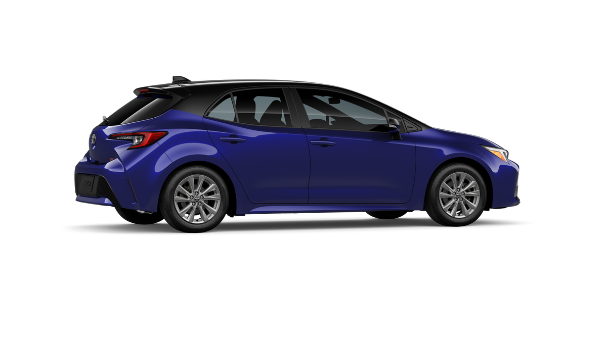 New 2026 Blue Crush Metallic with Midnight Black Metallic roof Toyota SE image 23