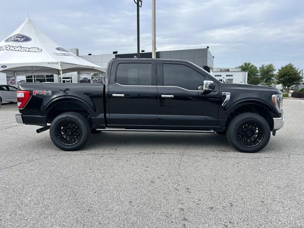 Used 2021 Agate Black Metallic Ford Lariat image 3