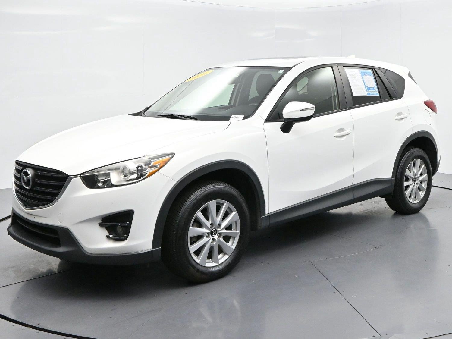 Used 2016 Crystal White Pearl Mica Mazda Touring image 3