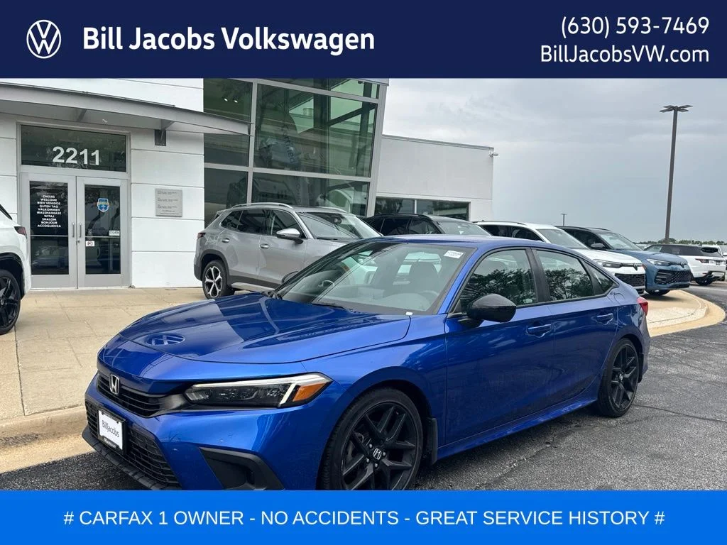 Used 2023 Aegean Blue Metallic Honda Sport image 1