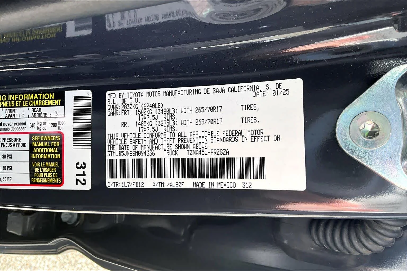 Certified Used 2025 Underground Toyota TRD Off Road image 30