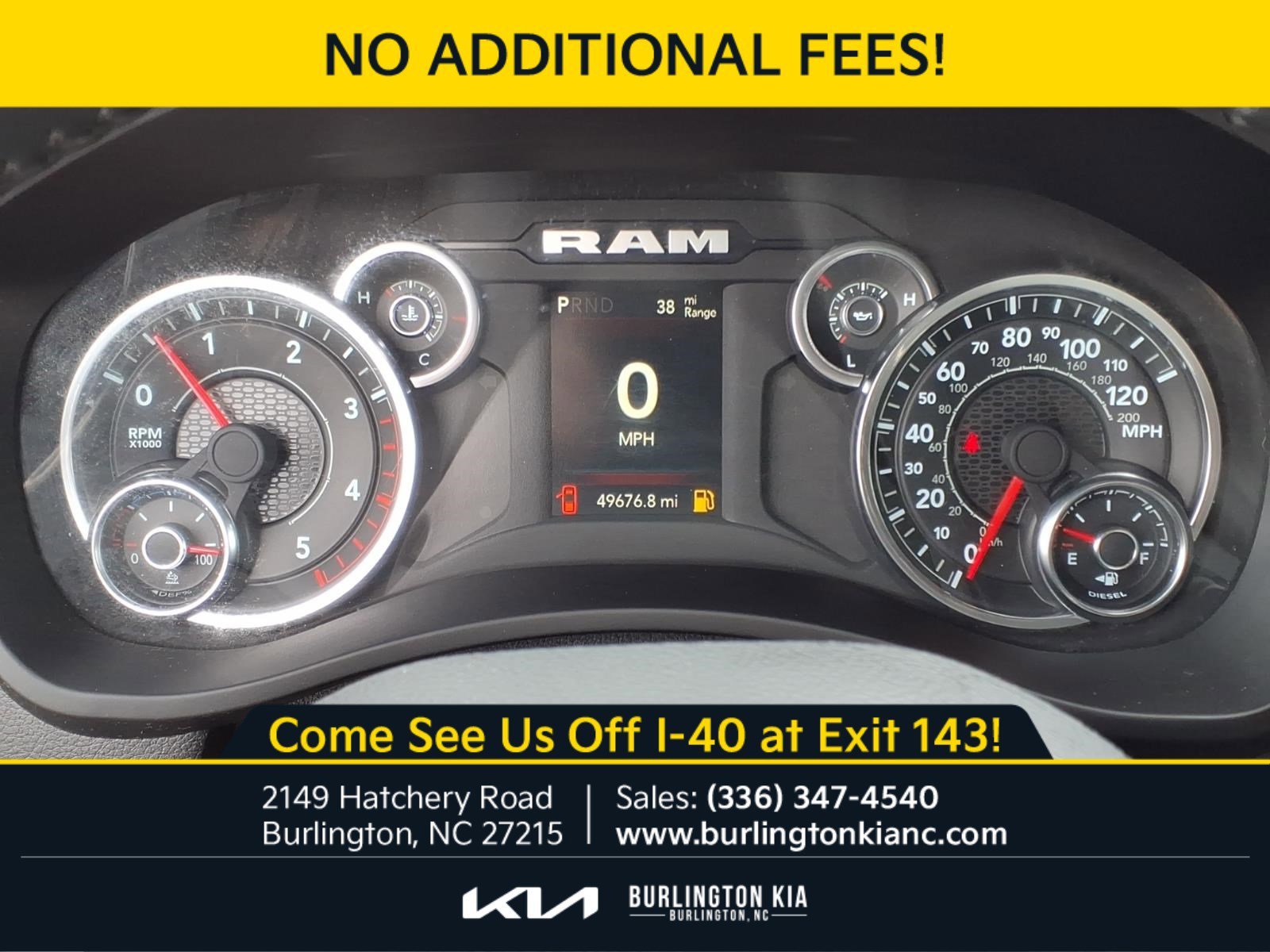 Used 2024 Bright White Clearcoat Ram Big Horn image 18