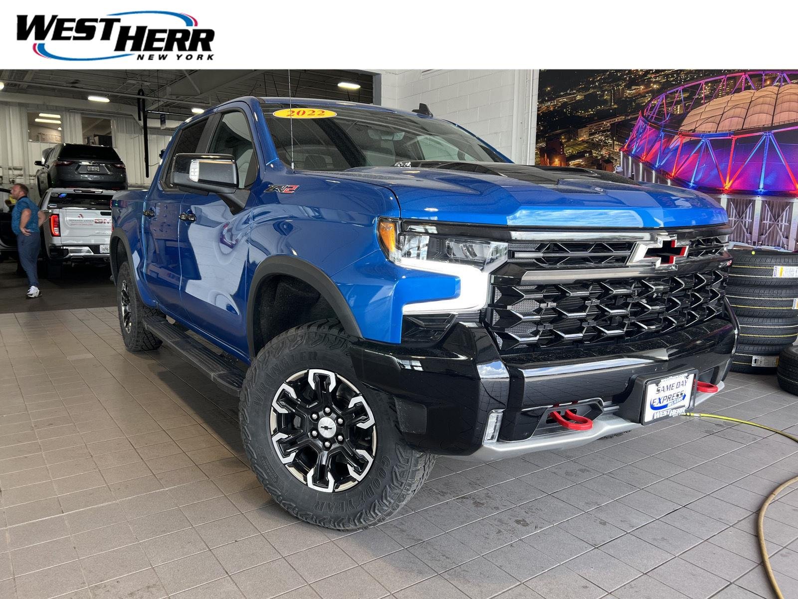 Used 2022 Glacier Blue Metallic Chevrolet ZR2 image 1