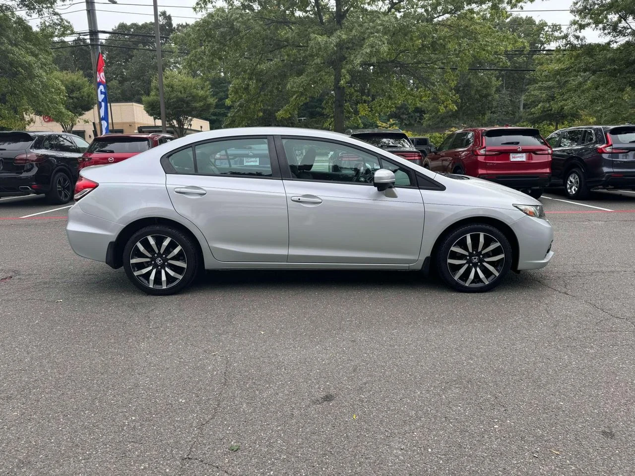 Certified Used 2015 Alabaster Silver Metallic Honda EX-L image 8