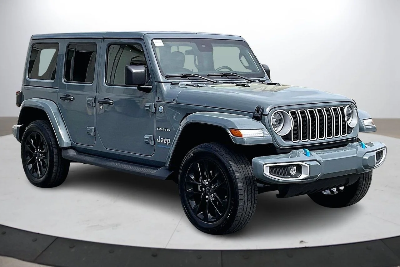 Certified Used 2024 Gray Jeep Sahara 4xe image 2