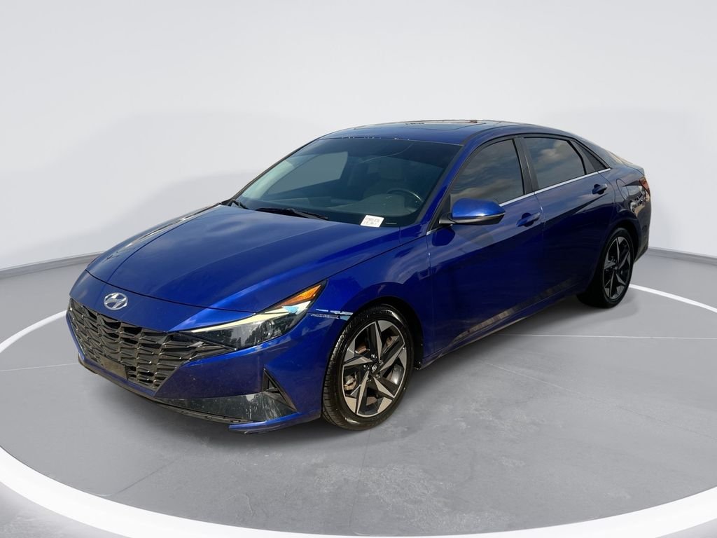 Used 2022 Blue Hyundai Limited image 1