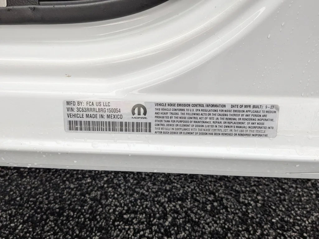 Used 2024 Bright White Clearcoat Ram Limited image 30