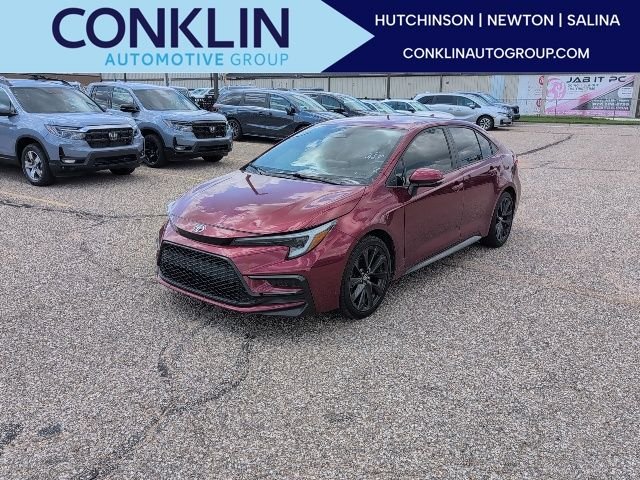 Used 2024 Red Toyota SE image 1
