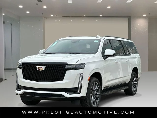 Certified Used 2022 White Cadillac Sport image 1