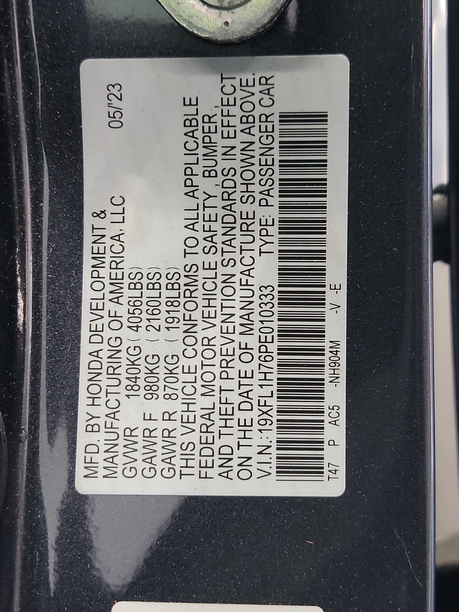 2023 Honda Civic Hatchback EX-L - Photo 63