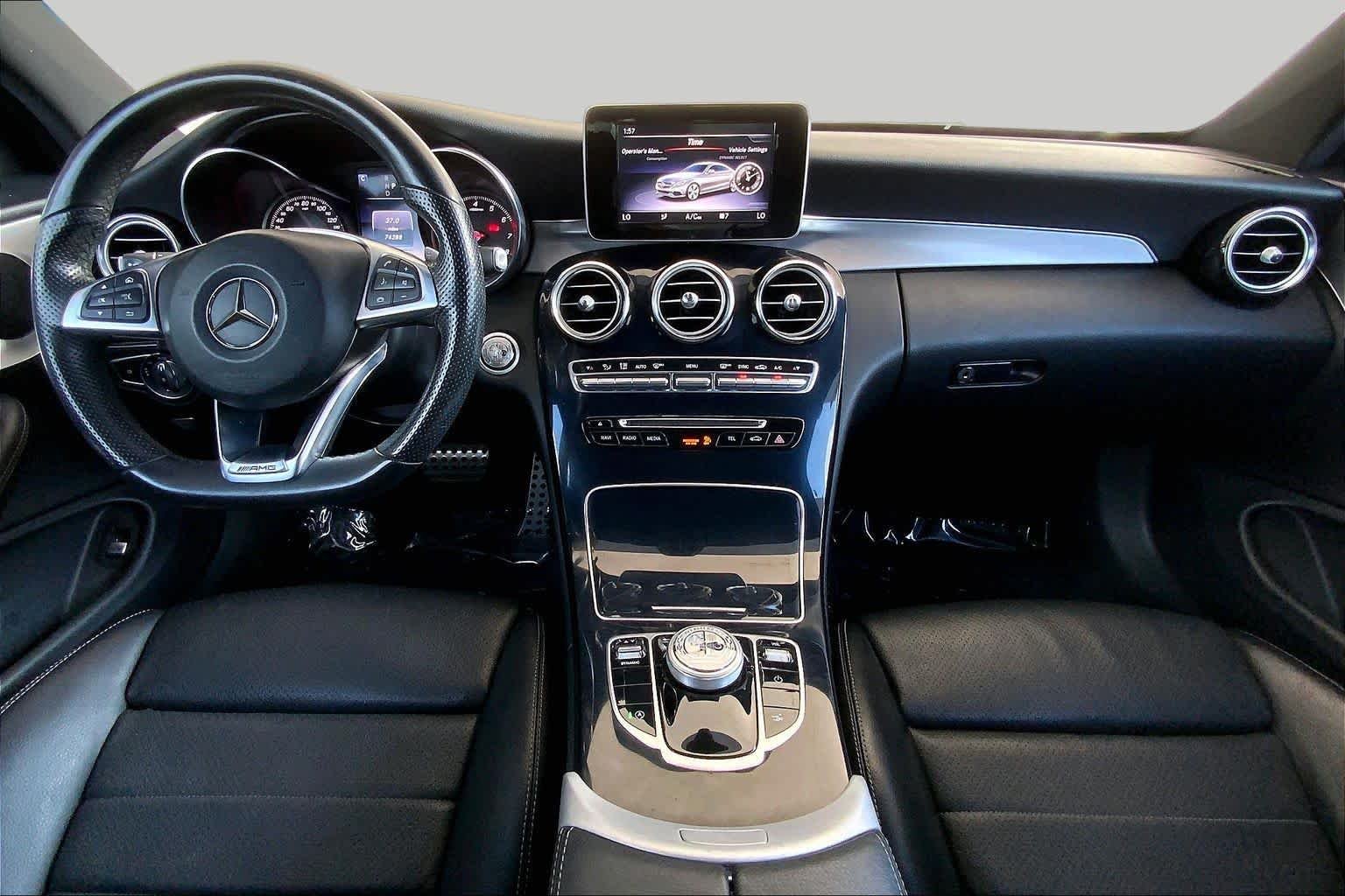 Used 2018 designo Cardinal Red Metallic Mercedes-Benz C 300 image 16
