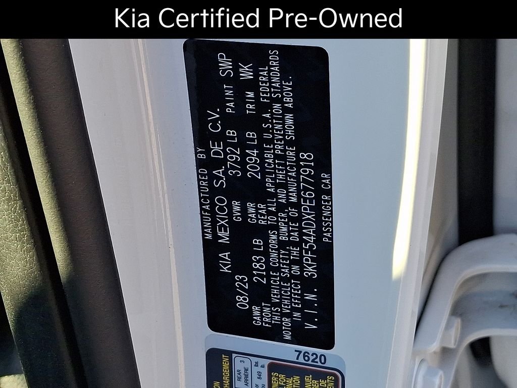 Certified Used 2023 White Kia GT-Line image 28