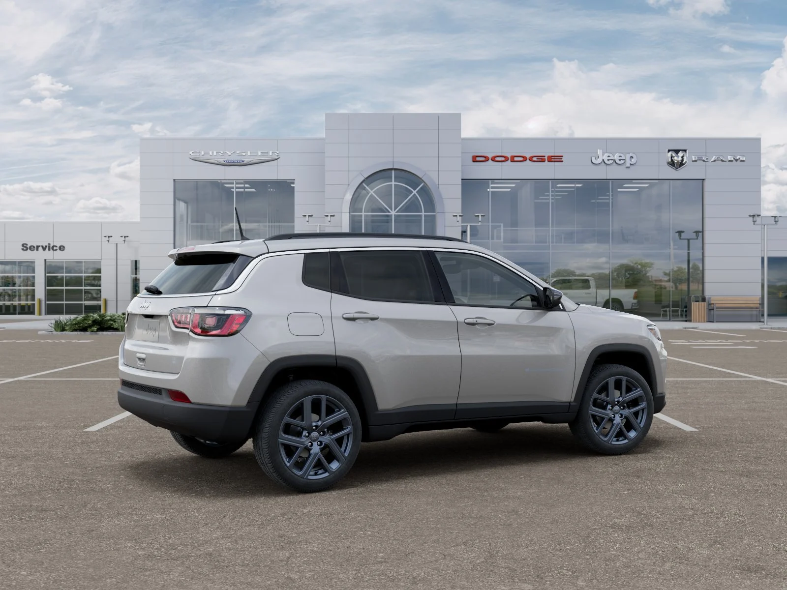 New 2026 Silver Zynith Metallic Clear-Coat Exterior Paint Jeep 85th Anniversary image 56