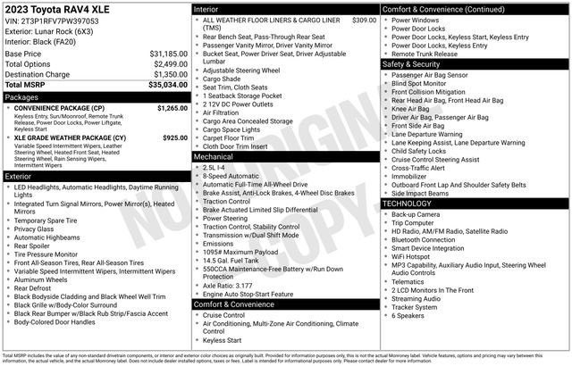 Certified Used 2023  Toyota XLE image 35
