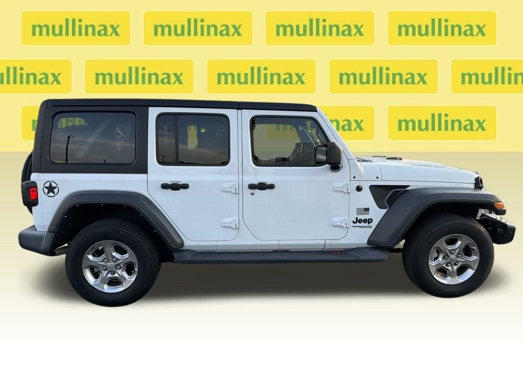 Used 2021 White Jeep Unlimited Sport image 11
