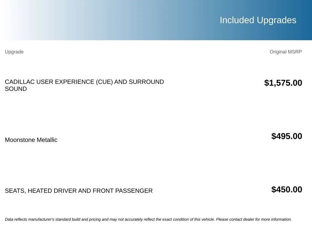 Used 2016 Gray Cadillac 2.5L image 5