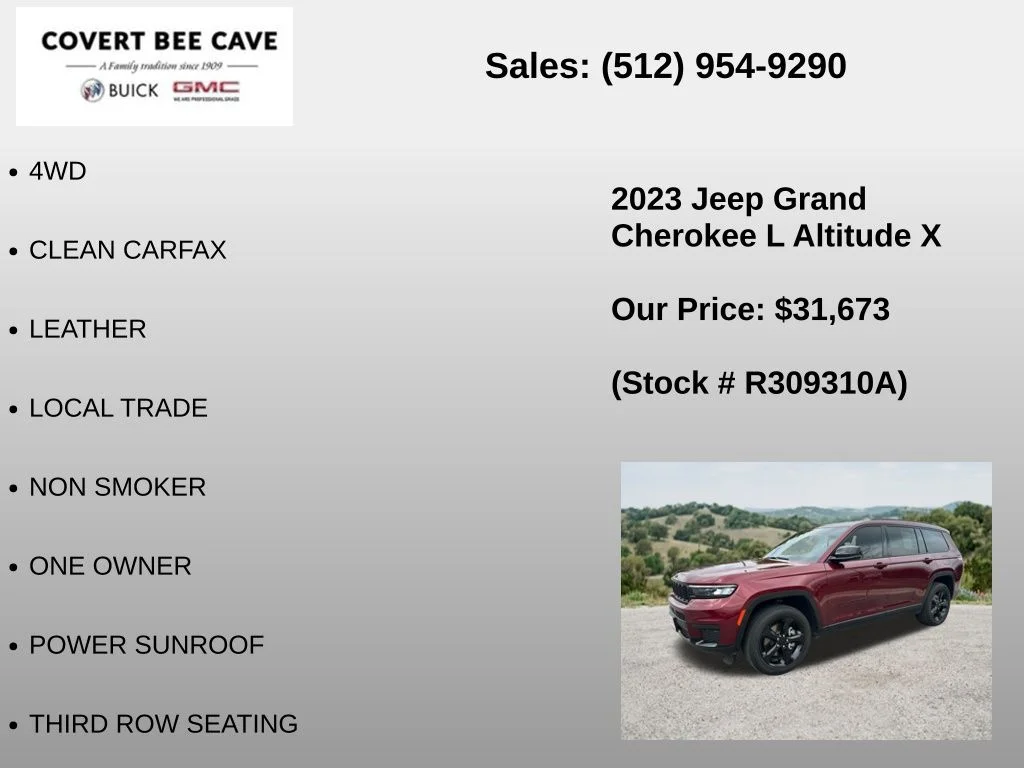 Used 2023 Red Jeep Altitude X image 6