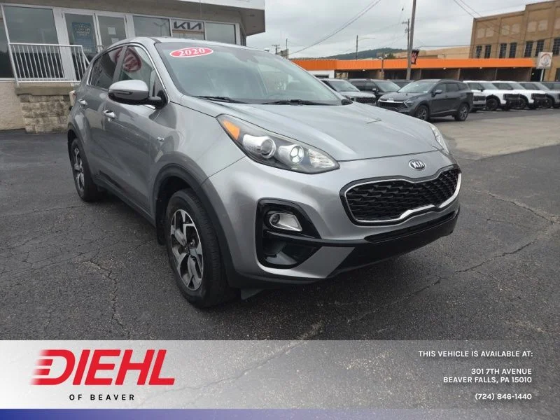 Used 2020 Gray Kia LX image 1