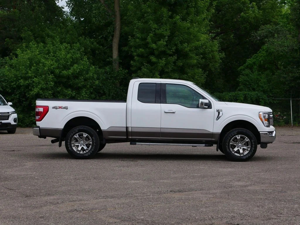 Certified 2021 Ford F-150 Lariat with VIN 1FTEX1EPXMKE03202 for sale in White Bear Lake, Minnesota