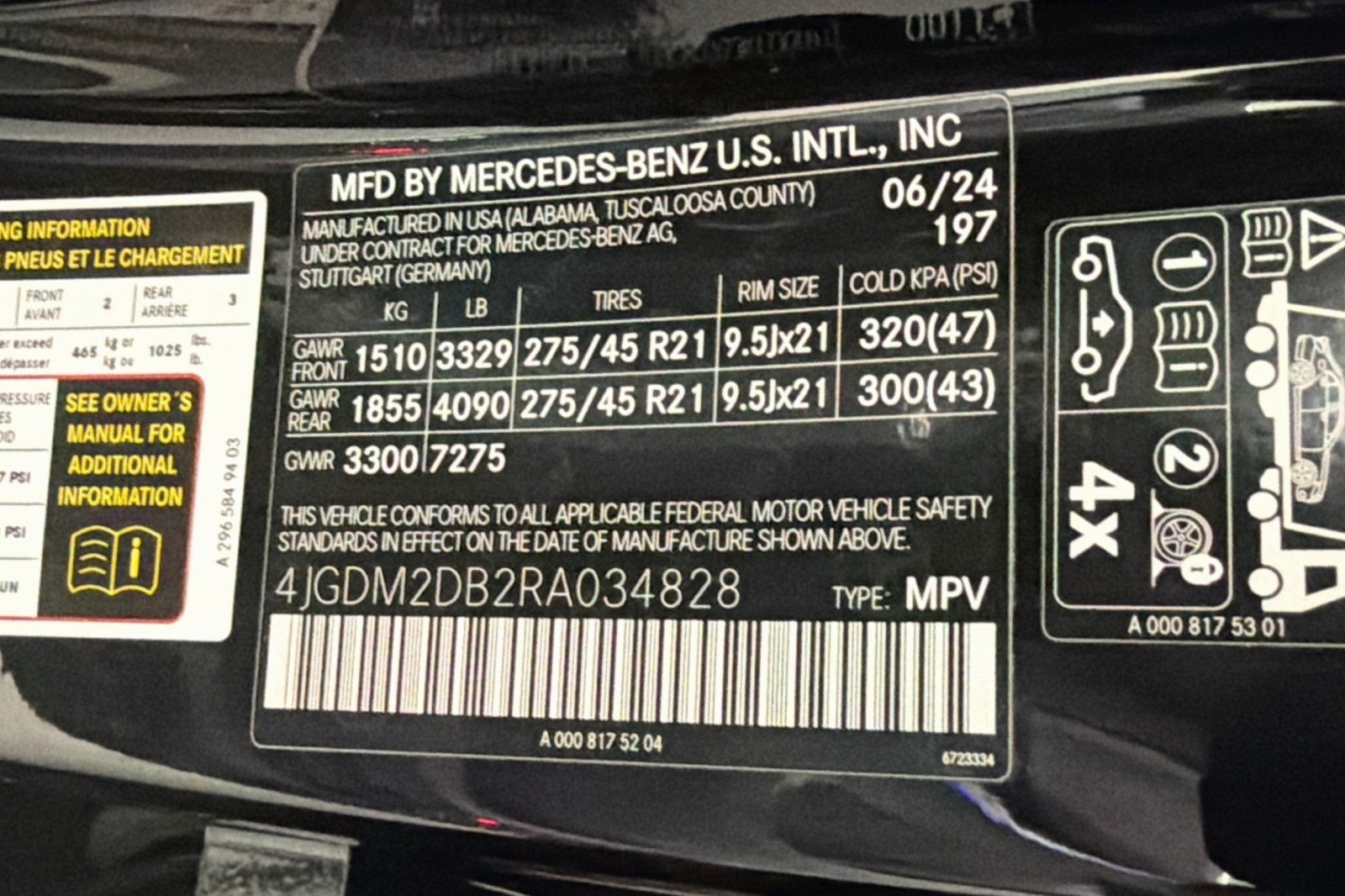 Certified Used 2024 Obsidian Black Metallic Mercedes-Benz 450+ image 27
