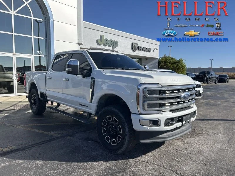 Used 2024 Star White Metallic Tri-Coat Ford Platinum image 1