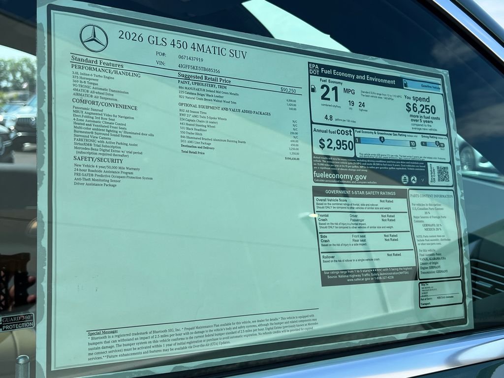 New 2026 MANUFAKTUR Ireland Mid Green Metallic Mercedes-Benz GLS 450 image 38