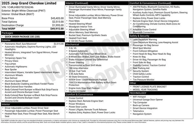 Used 2025 White Jeep Limited image 30