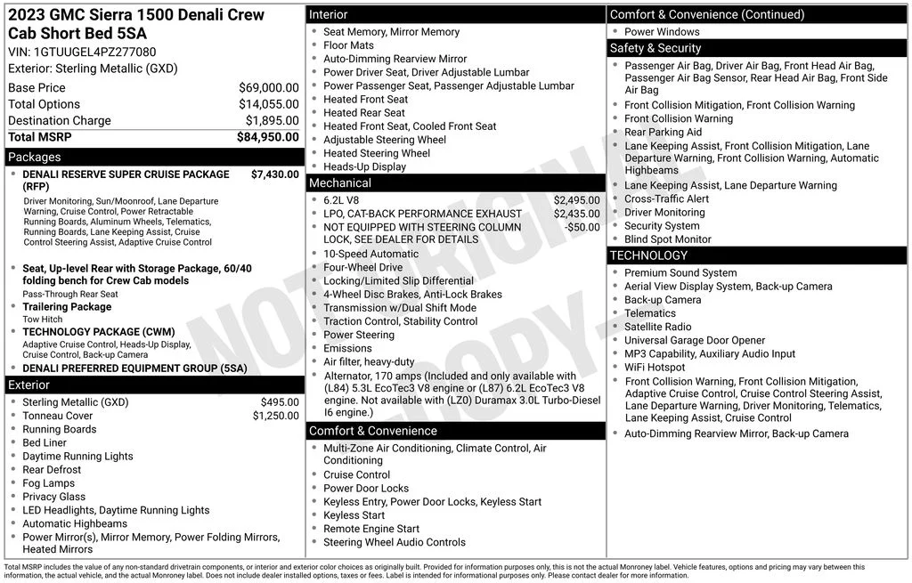 Certified Used 2023 Silver GMC Denali image 37