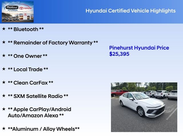Certified Used 2025 White Hyundai SE image 19