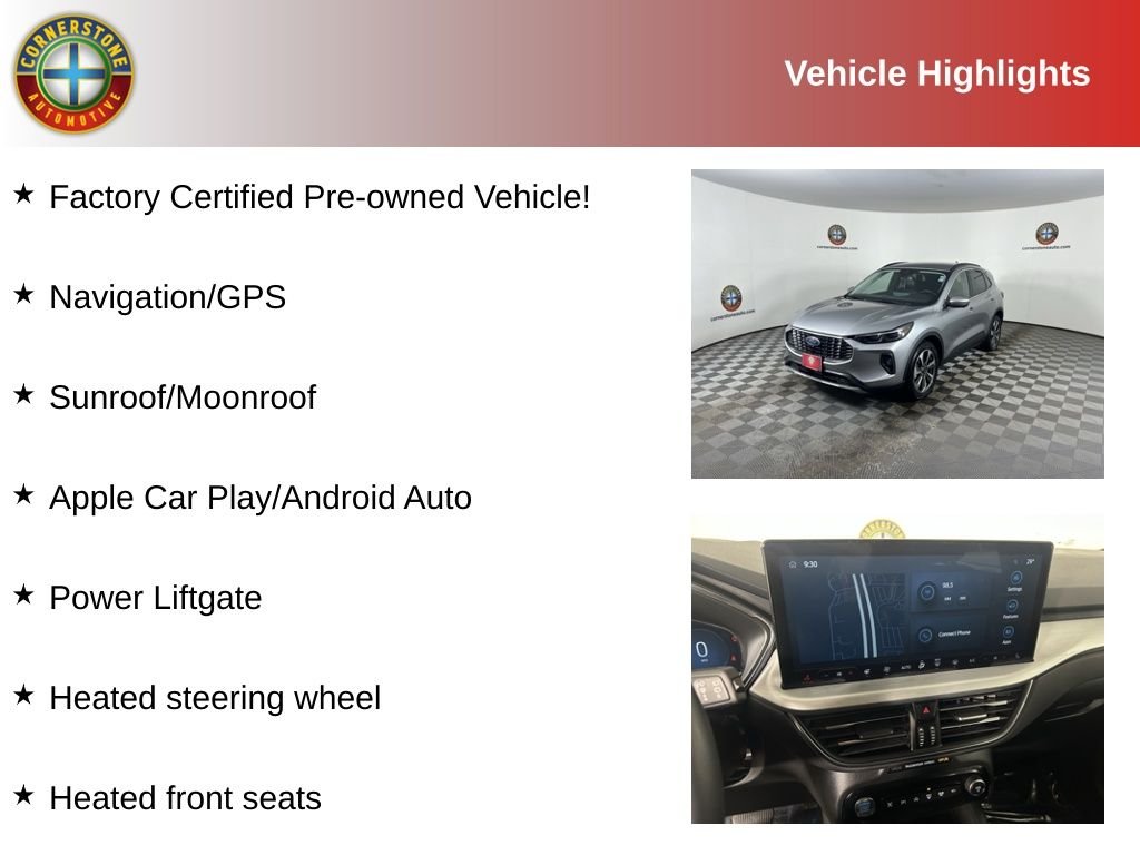 Used 2024 Ford Escape Platinum with VIN 1FMCU9JA0RUA52842 for sale in Elk River, Minnesota