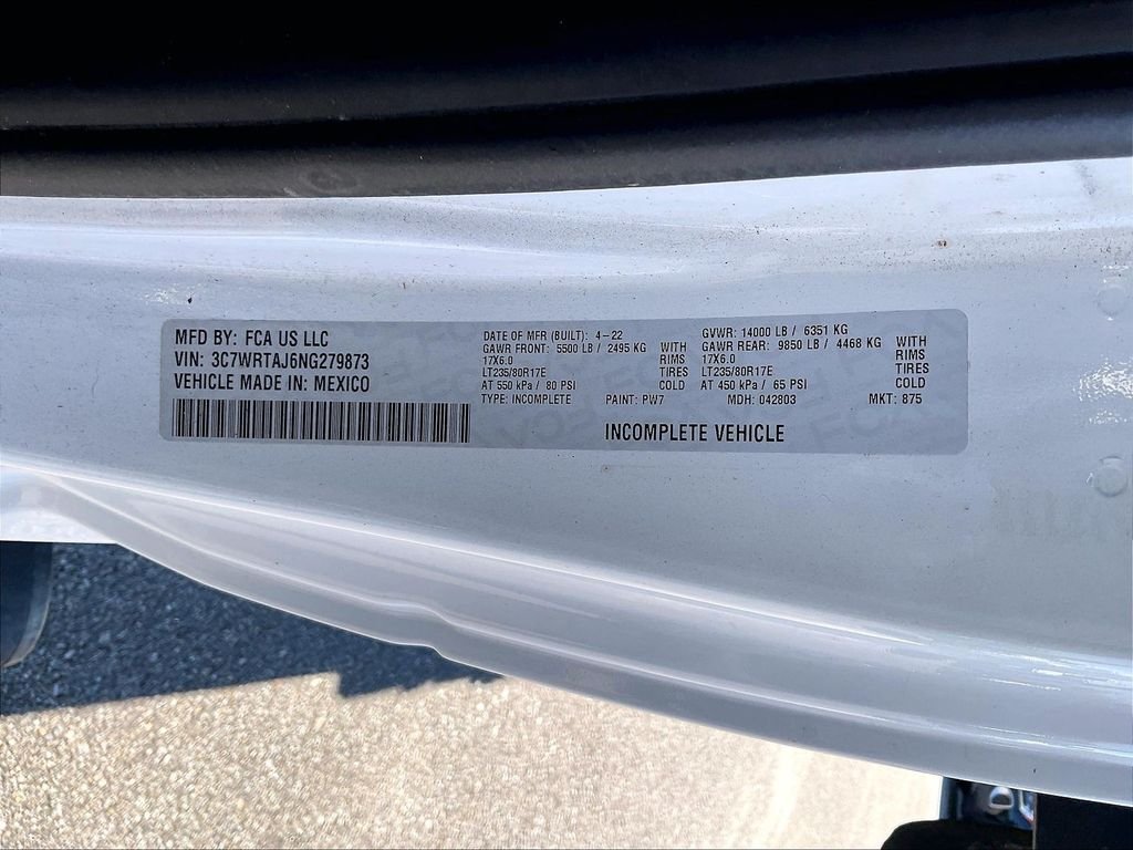 Used 2022 Bright White Clearcoat Ram Tradesman image 27