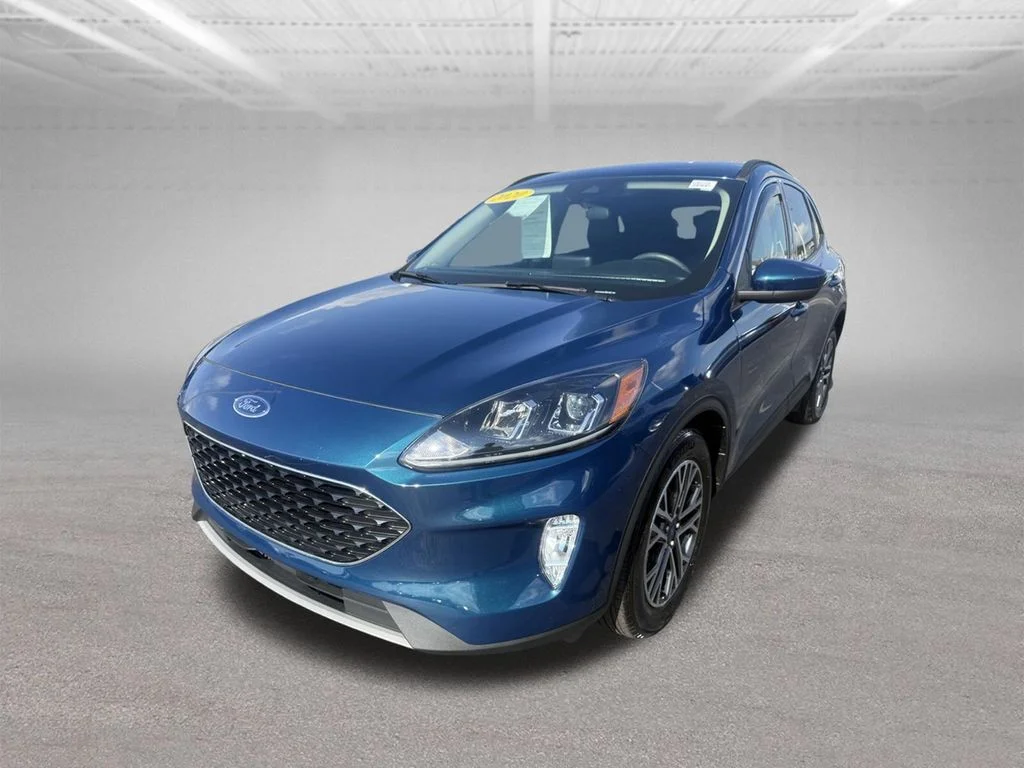 Used 2020 Green Metallic Ford SEL image 12