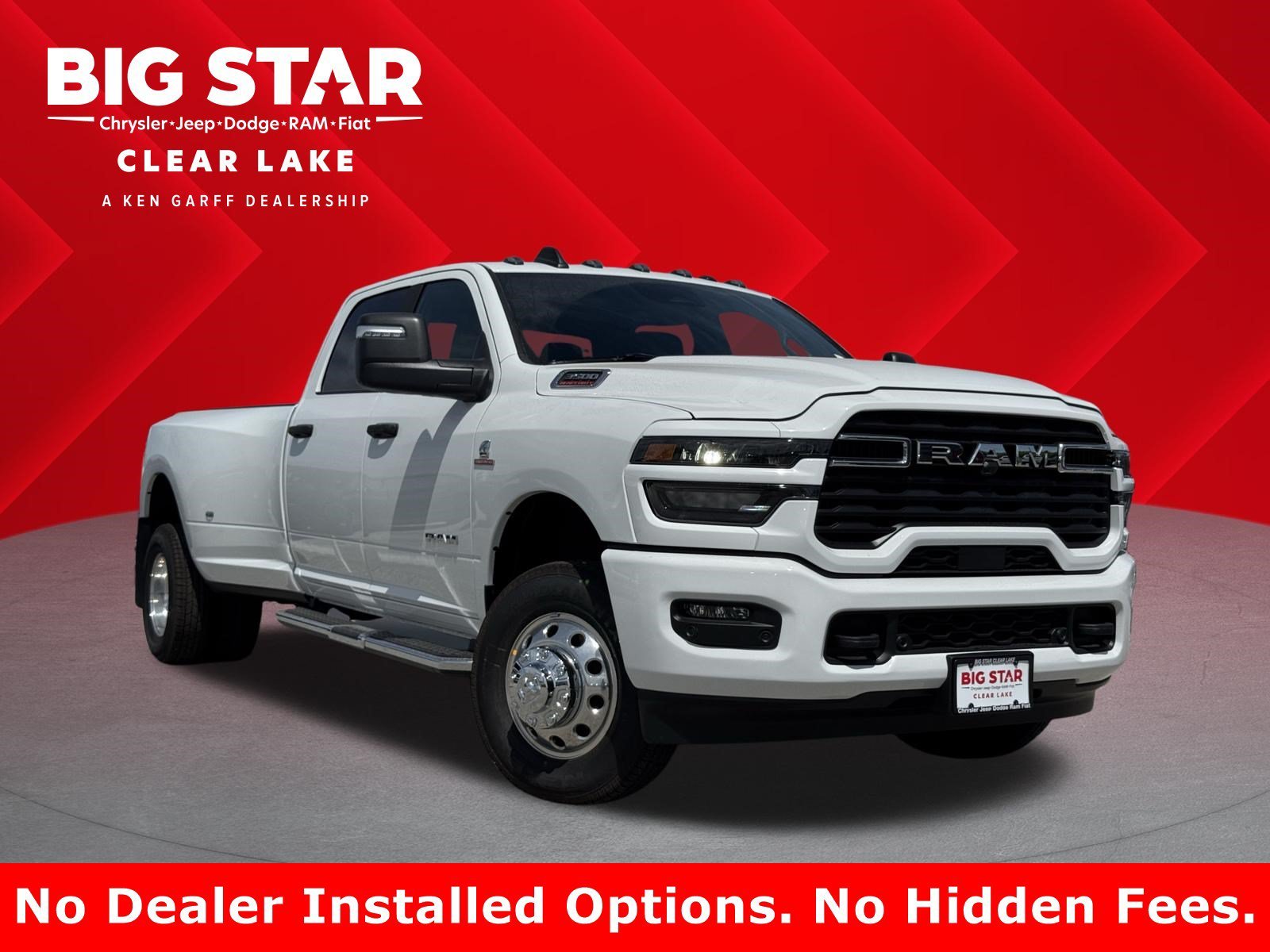 New 2027 Bright White Clearcoat RAM Lone Star image 1