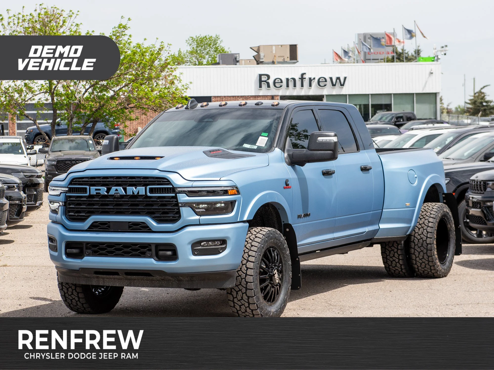 Used 2026 Black RAM Limited* Mega Cab, 2 Inch Lift, 35 Inch Tires, 20 Inch Cali Wheels image 1