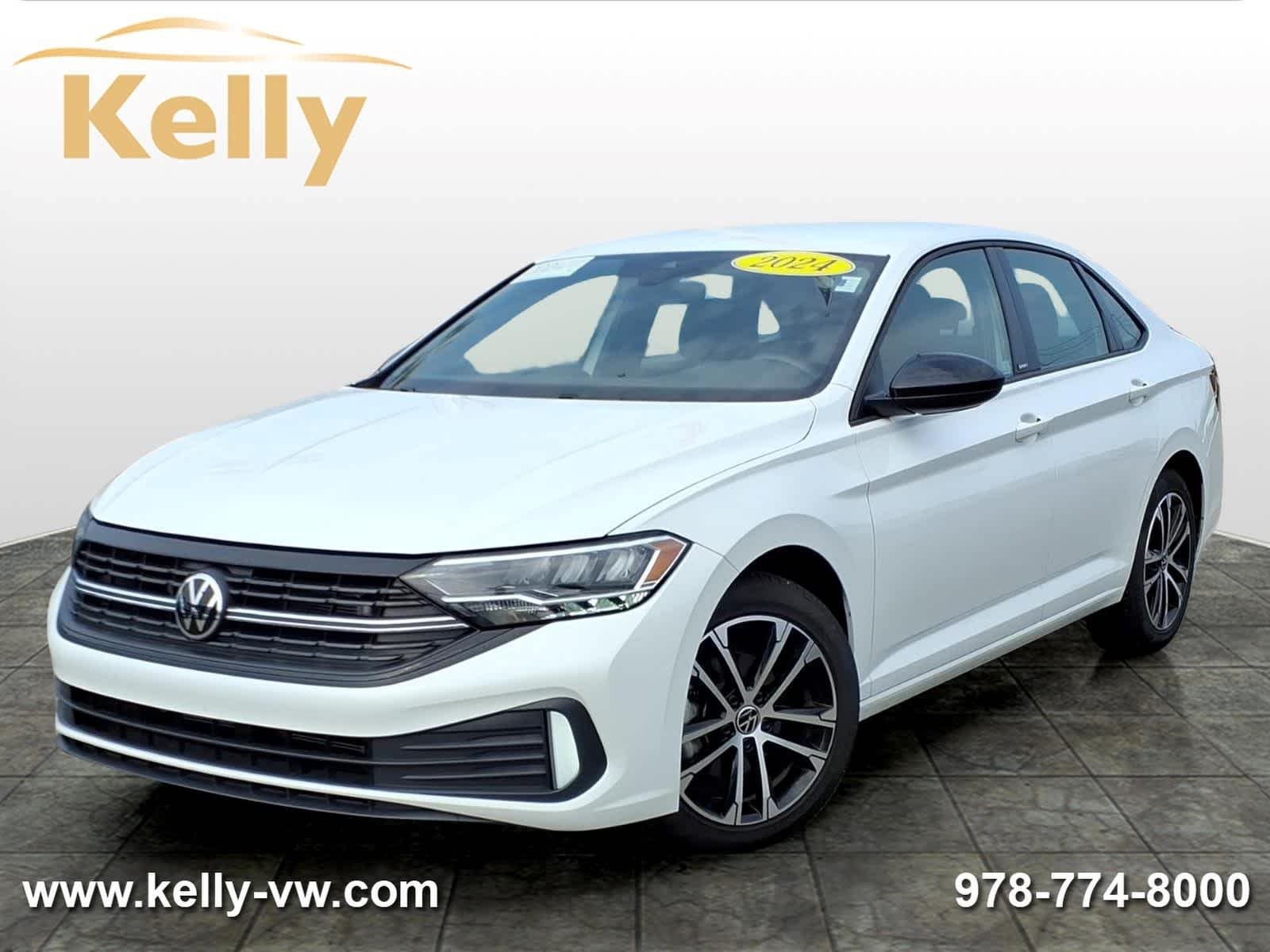 Certified Used 2024 Pure White Volkswagen Sport image 1