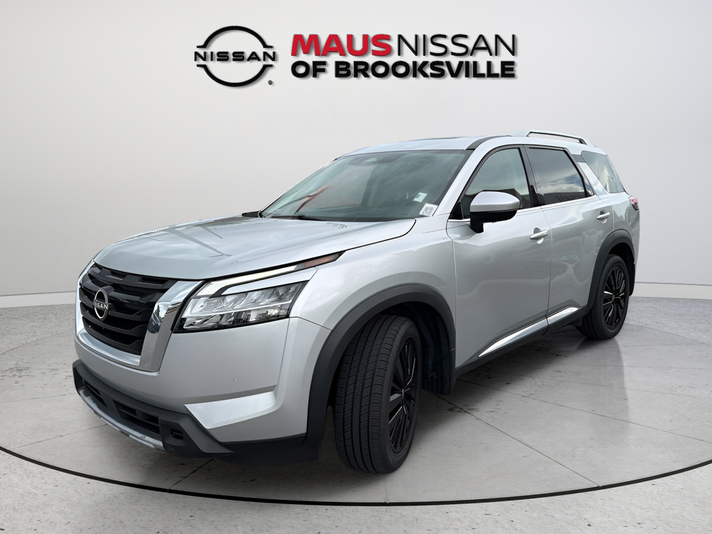 Certified Used 2024 Silver Nissan Platinum image 3