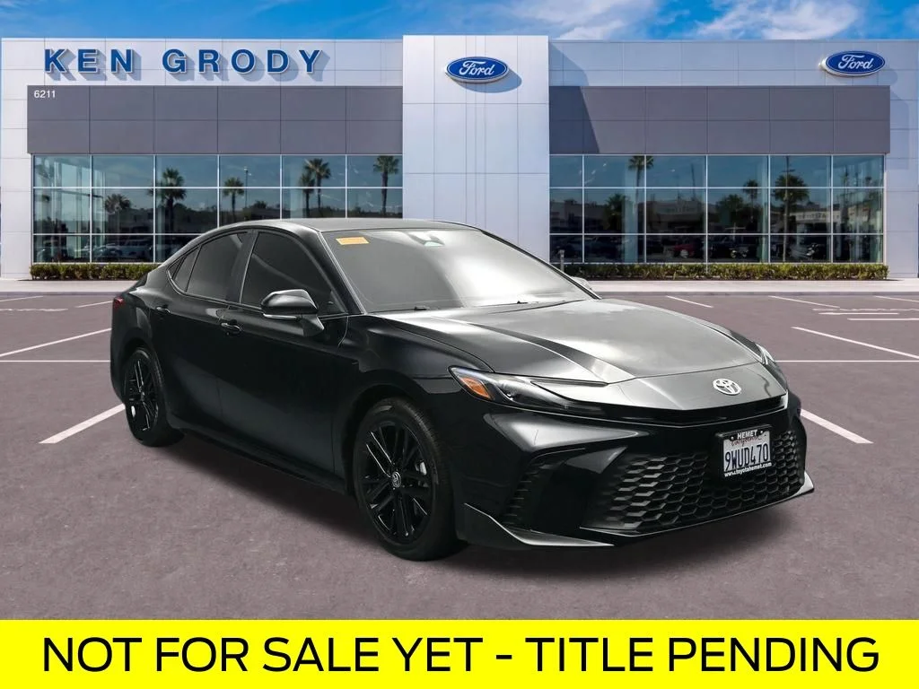 Certified Used 2026 Black Toyota SE image 1