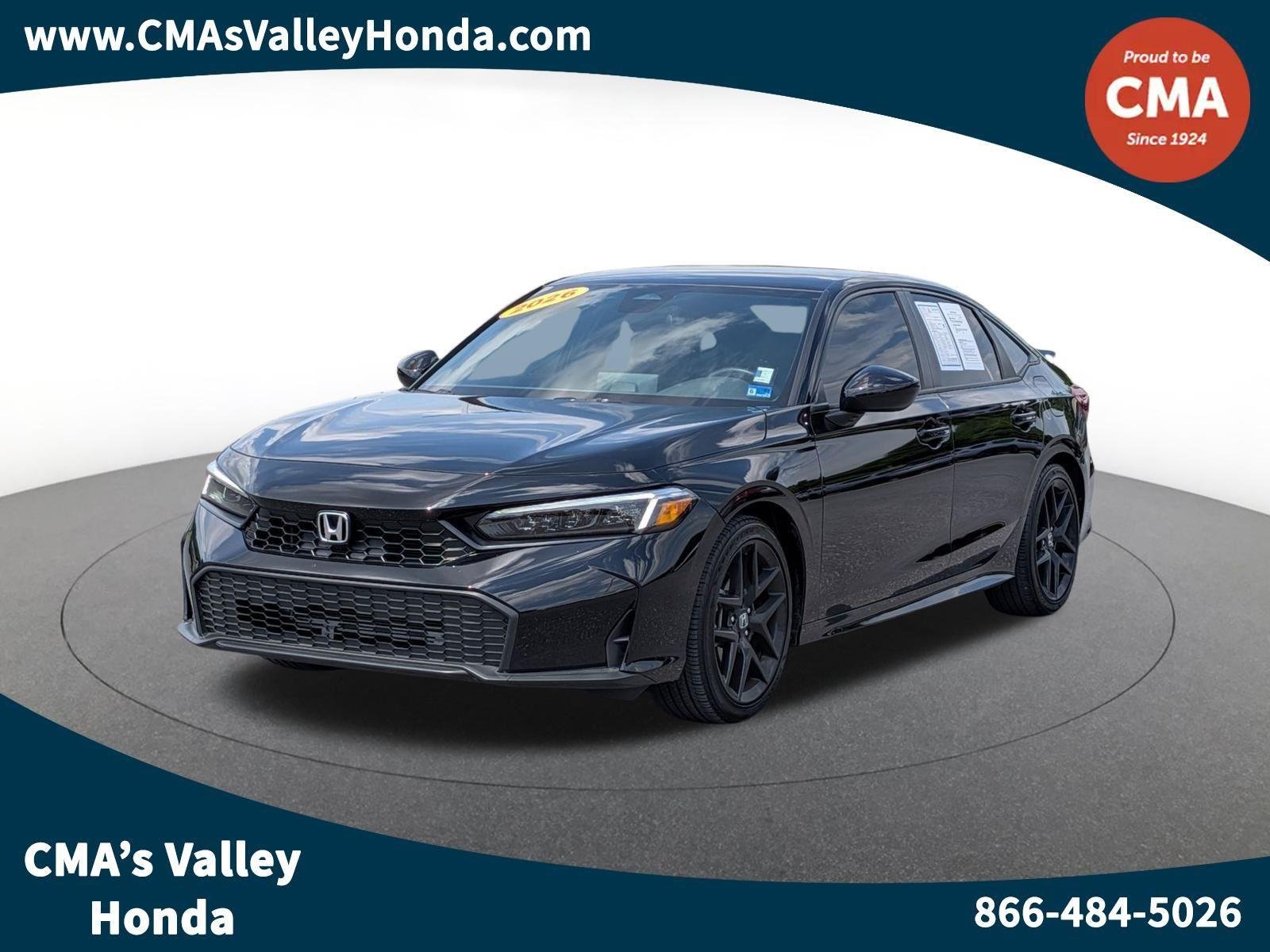 Used 2026 Crystal Black Pearl Honda Sport image 1