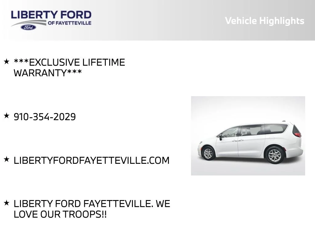 Certified Used 2024 Bright White Clearcoat Chrysler Touring L image 5
