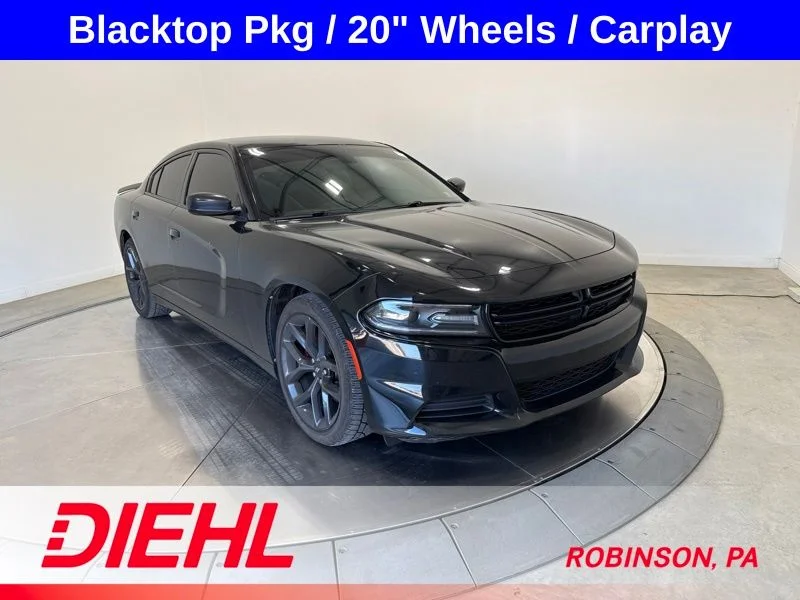 Used 2021 Black Dodge SXT image 1