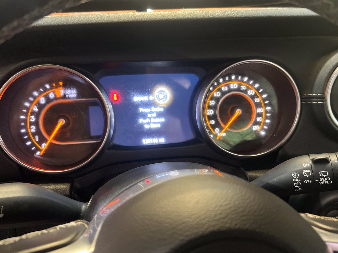 Used 2020 Orange Jeep Unlimited Sahara image 12