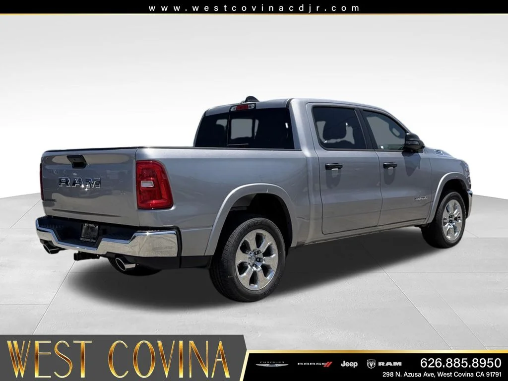 New 2026 Billet Silver Metallic Clear-Coat Exterior Paint RAM Big Horn/Lone Star image 7
