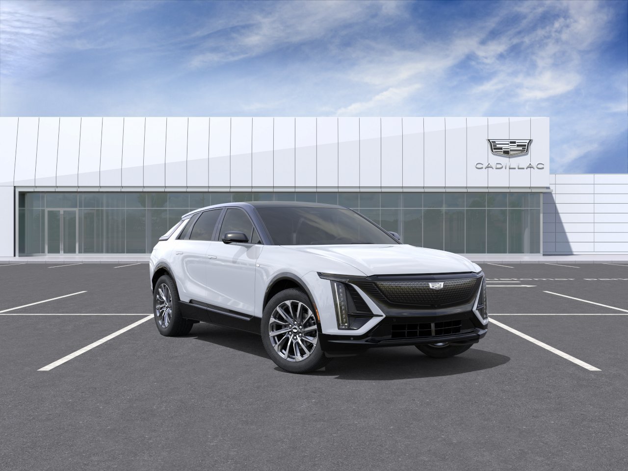 New 2027 Vibrant White Tricoat Cadillac Sport image 1