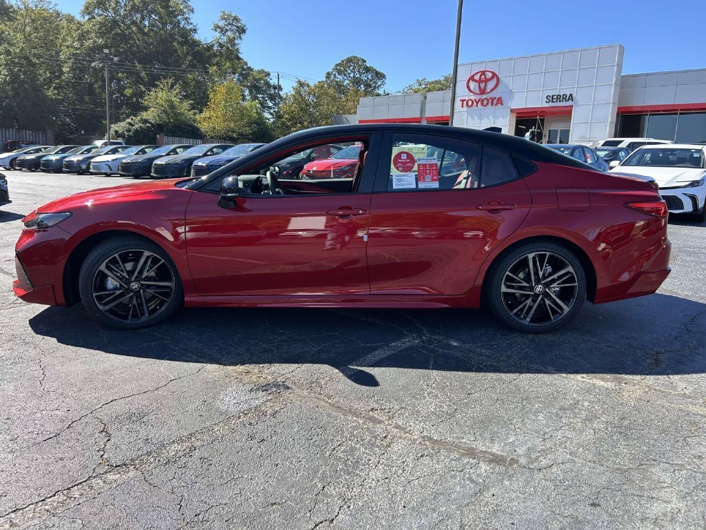 New 2027 Supersonic Red with Midnight Black Metallic roof Toyota XSE image 6