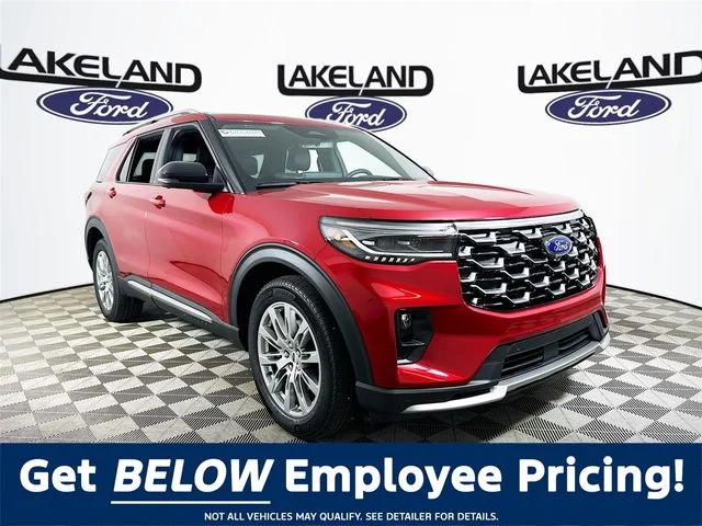 New 2026 Ford Explorer Platinum
